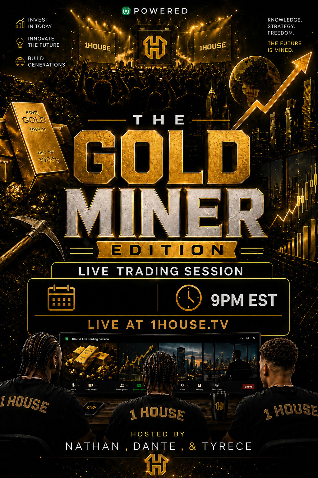 Dante Robinson & Tyrece Middleton, Gold Miners educator on 1HouseTV